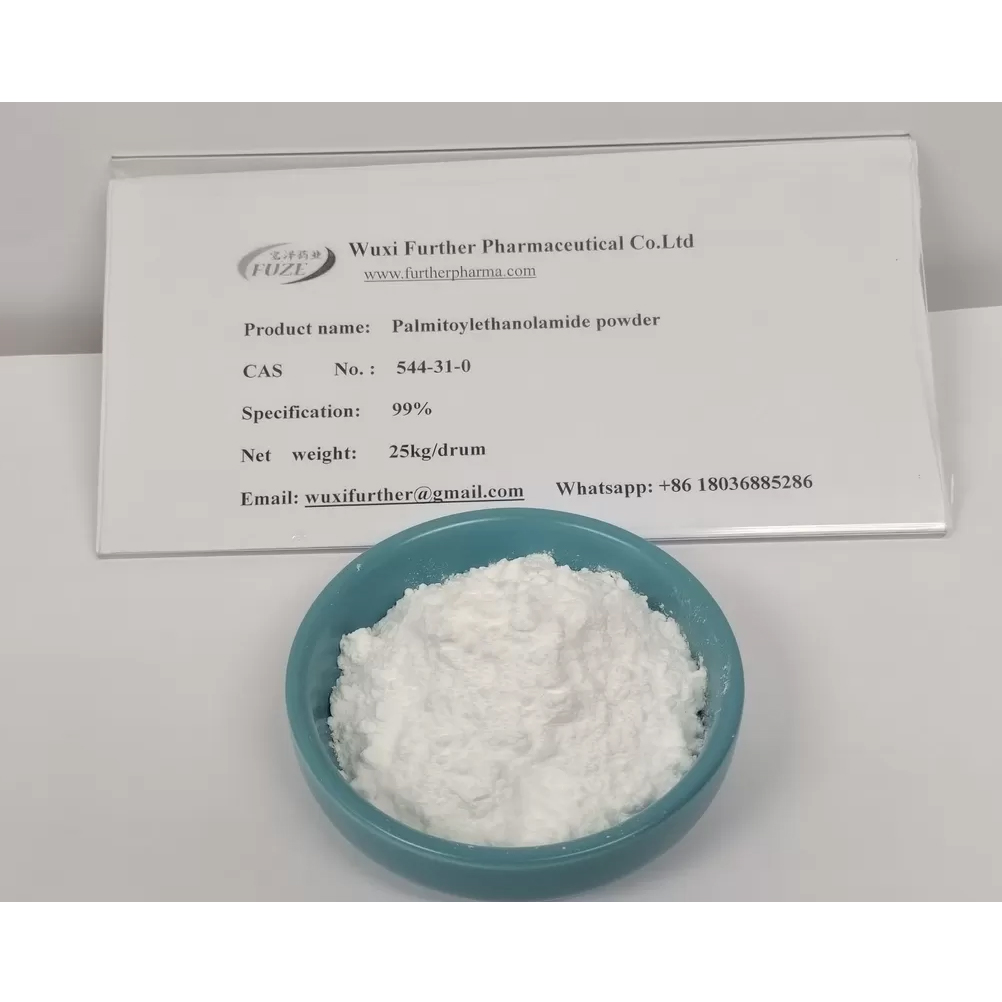 Palmitoiletanolamida en polvo Proveedor PEA Ultramicronizado CAS 544-31-0 Pureza99% Antiinflamatorio