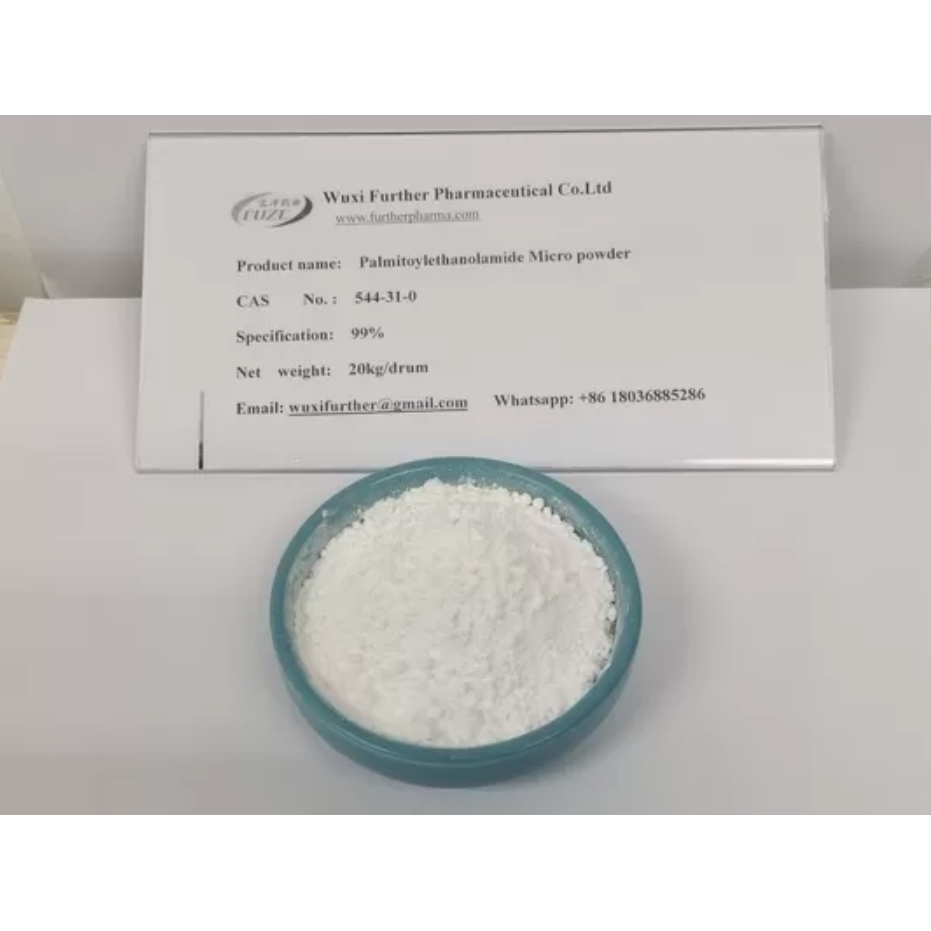 Palmitoiletanolamida ultramicronizada en polvo PEA 544-31-0 Reducir el dolor Antiinflamatorio ISO 99