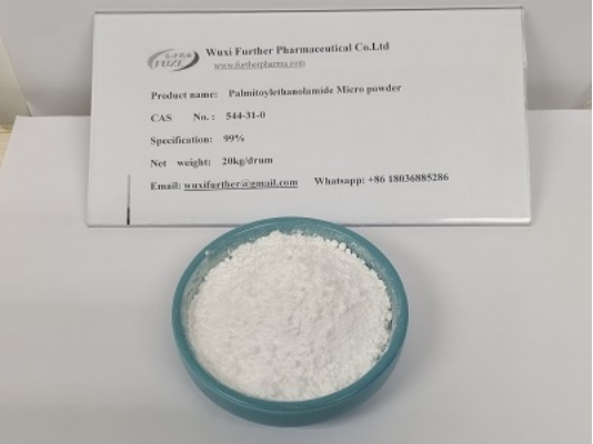 Palmitoiletanolamida en polvo Proveedor PEA Ultramicronizado CAS 544-31-0 Pureza99% Antiinflamatorio